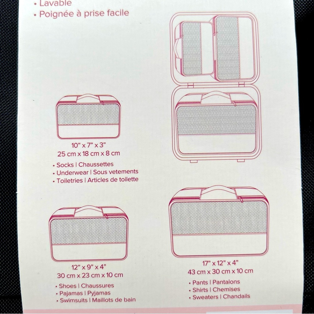 NWT- Packing Pods Black- 3 piece Set - MyTagalongs - Picture 5 of 5